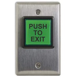 CAMDEN MARKETING CM30E GREEN PUSH TO EXIT BUTTON by Camden