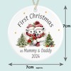 First Christmas as Mummy & Daddy Ceramic Ornament, Xmas Tree