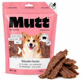 MUTT Premios Hígado de Cerdo para Perro Músculos Fuertes 100g