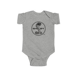 Shelby Infant Bodysuit, Baby Gift, Newborn Outfit, Shower Gift, Muscle Car Logo Clothes, Cotton Milestone Wear