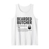 Bearded Butcher Definition Butchery Meat Butchers Tank Top