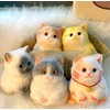 3D Soft Cat Soft Squeeze Toy Cute Soft Cat Finger