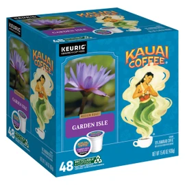 Kauai Coffee Keurig K-Cup Pods - Garden Isle - Medium Roast (48 count)