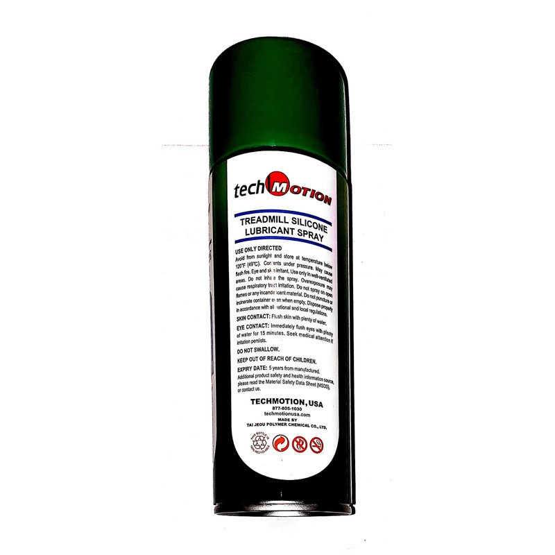 100% Silicone Treadmill Belt Lubricant. Squeak fix, Garage Door Lubricant,