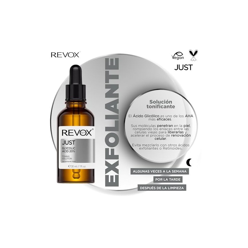 REVOX B77 JUST ACIDO GLICOLICO TONIFICANTE 30ML