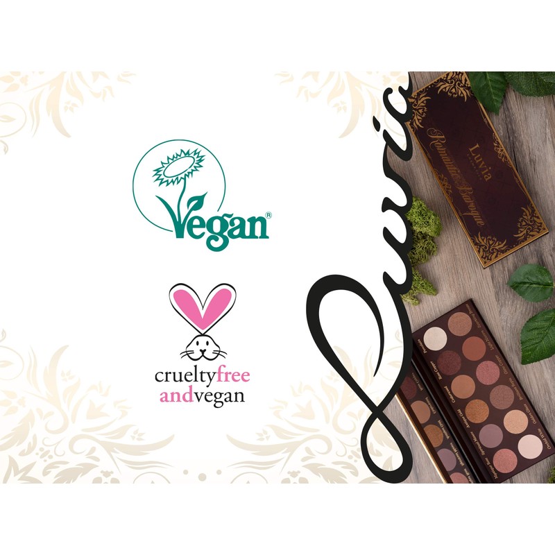 Luvia Eyeshadow Palette Matte, Shimmer & Glitter - Romantic Baroque
