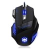 Zelotes Ergonomic 7200 DPI LED Optical Wired Gaming Mouse Mice