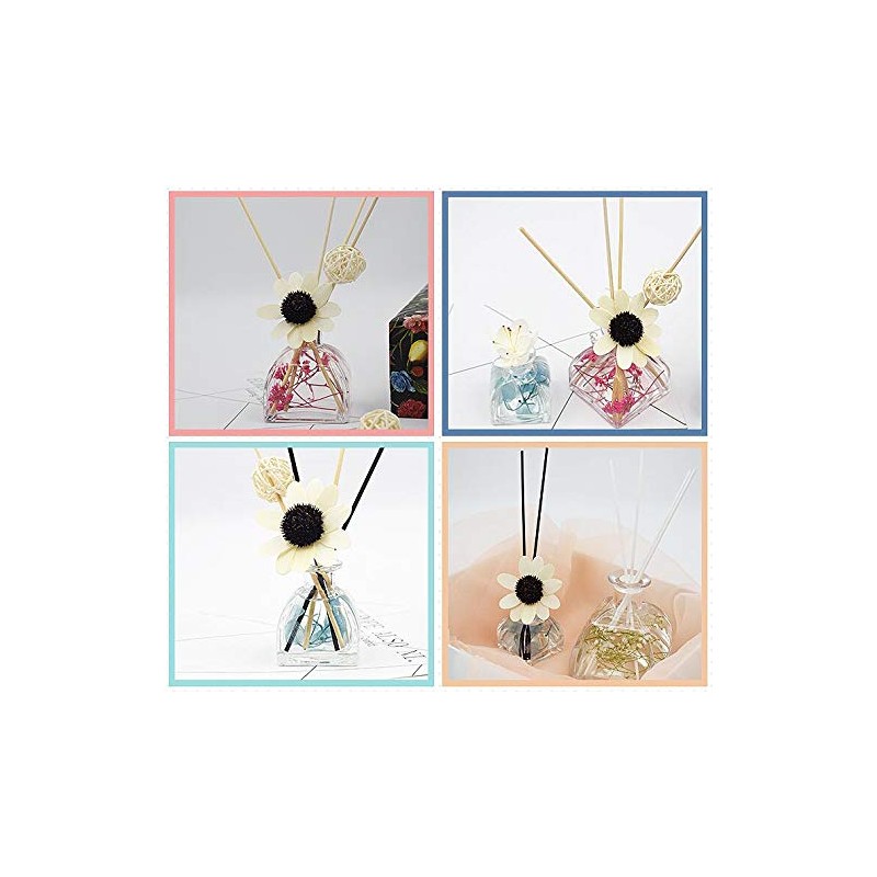 NATUWORLD 1PCS 100ml/3.4oz Empty Refillable Clear Glass Diffuser Bottles Fragrance