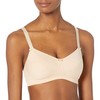 AMOENA Women's Ruth Cotton Wire-Free Bra, Nude, 34AA