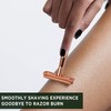 ZOMCHI Single Blade Razors for Women – Reusable Ladies Razor