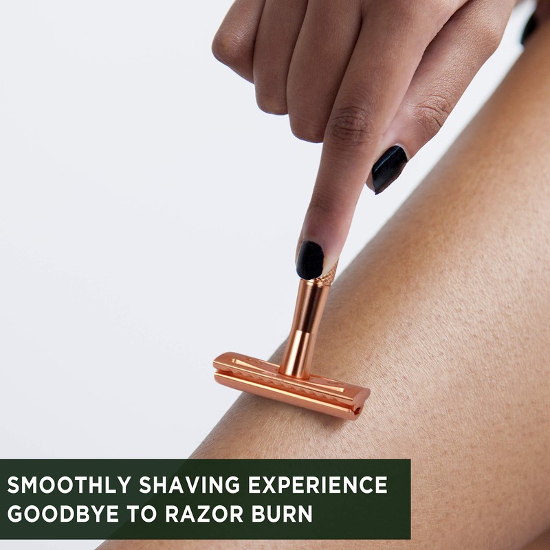 ZOMCHI Single Blade Razors for Women – Reusable Ladies Razor