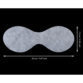 PENTA ANGEL Disposable Eye Mask Paper 50 Sheets Non Woven Eye Care Patches Cotton Spa Eye Pads Covers for Facial Skincare (50)