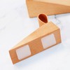 Large Wood Door Stopper, Solid Wooden Non-Slip Door Wedge, Sturdy