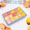 Bandejas Para Cubitos de Hielo, JASUVII Molde para Cubitos Silicona,