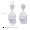 Layered Tassel Earring Bohemian Lightweight Colorful Tiered Thread long Fringe