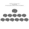 Arcade Button Covers 12 Pcs Mechanical Push Button Covers for