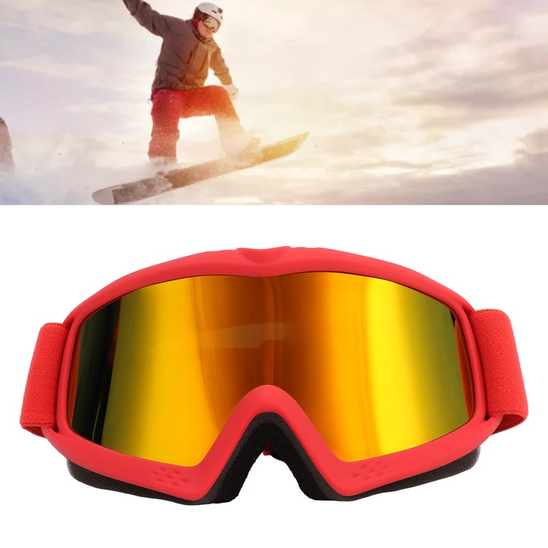 Kids Ski Goggles HD Coating Lens UV Protection Shock Resistance