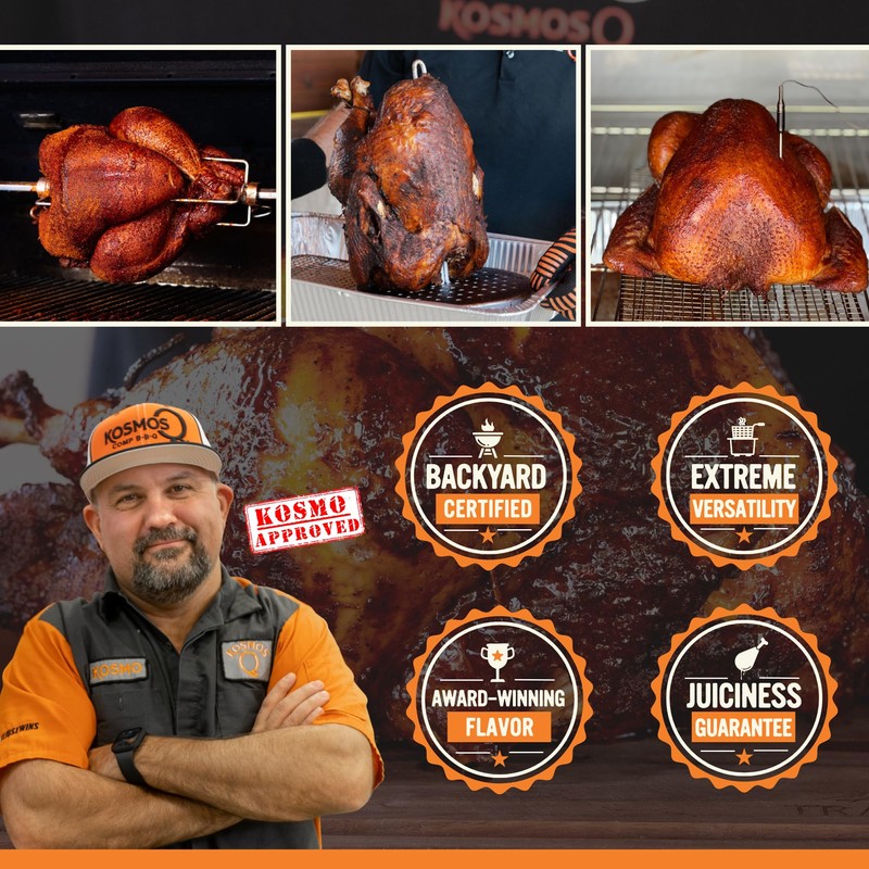 Kosmos Q Turkey Brine Soak, Brown Sugar & Worcestershire Spice