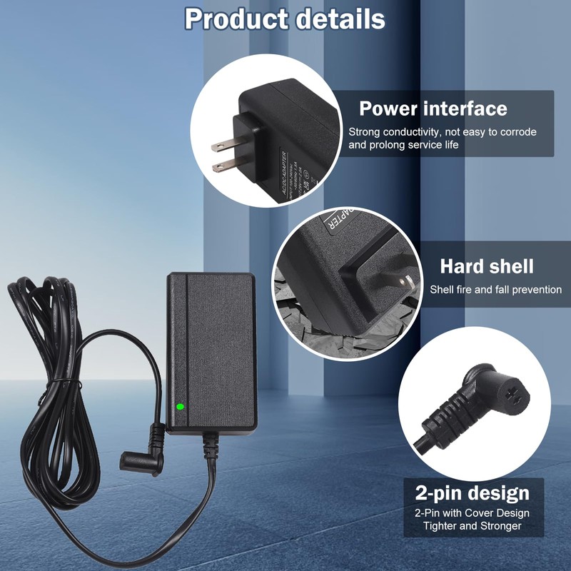 kzfuli Recliner Power Supply, AC/DC Power Adapter 2-pin 29V 2A