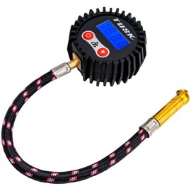 Tusk Backlit Digital Pressure Gauge- 5-100 PSI - Range with Selectable Measurement (PSI, BAR, KG-CM2, kPa)