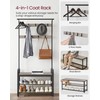 VASAGLE Coat Rack, Hall Tree with Shoe Bench for Entryway,
