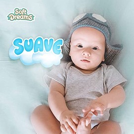 Soft Dreams Toallitas Húmedas para Bebé Hipoalergénicas con Aroma Relajante, Paquete con 80 toallitas húmedas