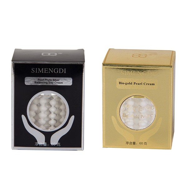 Lot Simengdi Bio-gold Pearl Cream + Simengdi Phyto - Silver Balancing Day Cream Anti-ageing Wrinkle Pearl Cream