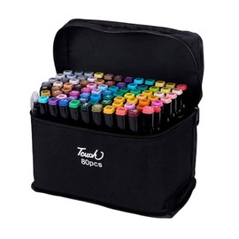 Begadol | Marcadores Doble Punta Plumones Punta Pincel Kit 80 colores