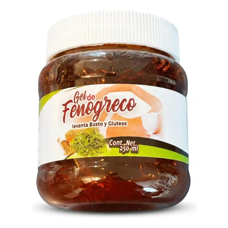 Gel De Fenogreco Aumento Busto Y Glúteos Reafirmante 250ml Manzana