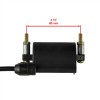 Caltric Ignition Coil w/ Spark Plug Caps 16" Wire for