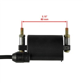 Caltric Ignition Coil w/ Spark Plug Caps 16" Wire for Kawasaki Vulcan 1600 2003-2008