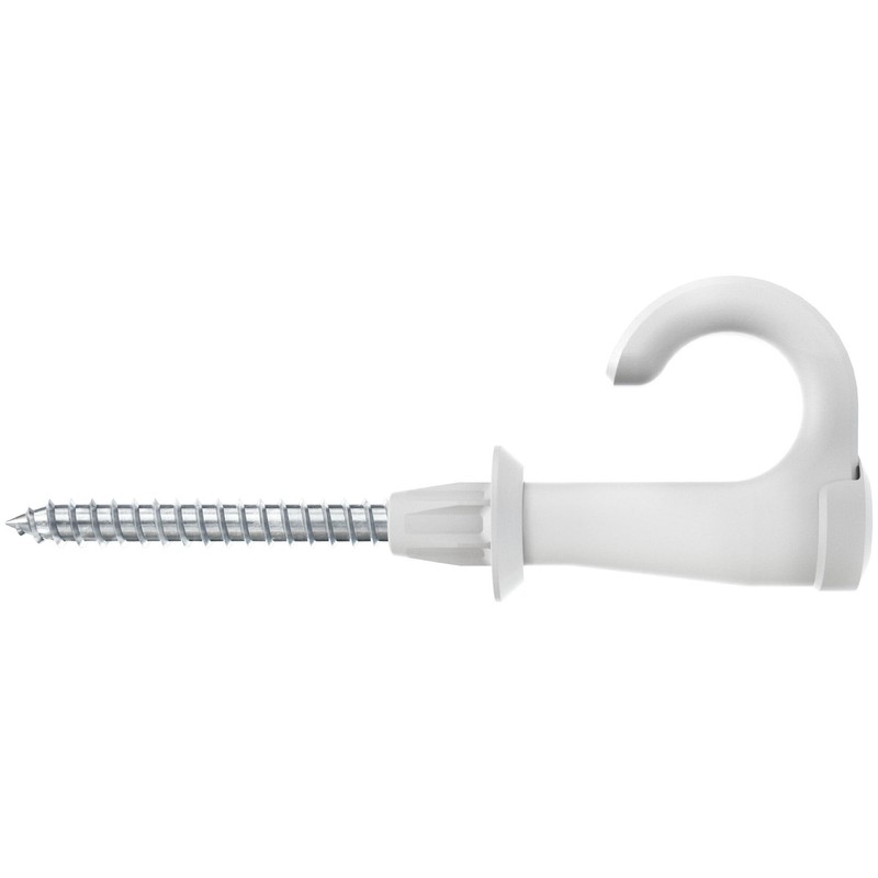 fischer 564171 Round, Set of 25 Round Hook Screws and