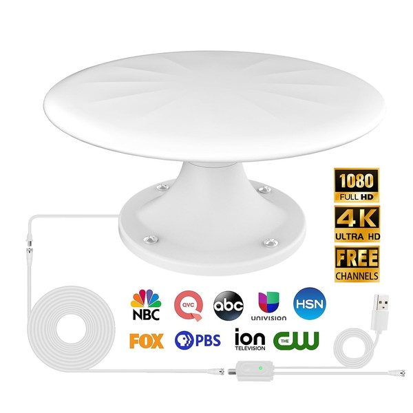 RV TV Antenna for Smart TV Outdoor, 720° Long Range