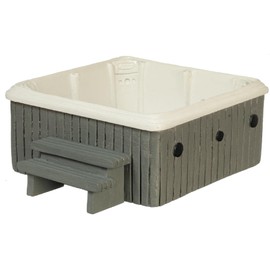 Melody Jane Dolls House Hot Tub Grey Garden Spa Miniature Outdoor Furniture1:12 Scale
