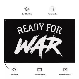 Warpathic Home Gym Motivation Flag - Weightlifting Decor