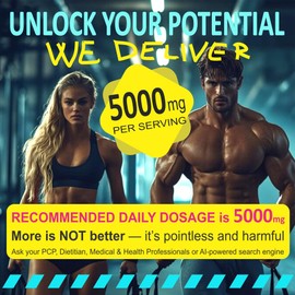 Creatine Monohydrate Gummies 5g – Muscle Growth | Pre Workout Creatine for Men & Women | Flavored and Chewable Creatine with Taurine | 5000 mg Micronized Creatine Advanced Formula | 120 Gummies