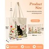 Miss Adola 2 Pack Canvas Tote Bag - Reusable Canvas
