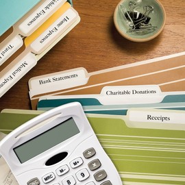 Avery TrueBlock File Folder Labels, 2/3" x 3-7/16", 1,500 Printable Labels, White, Permanent (5366)