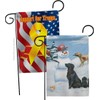 Snow Pals Garden Flags Pack Animals Dog Puppy Spoiled Paw