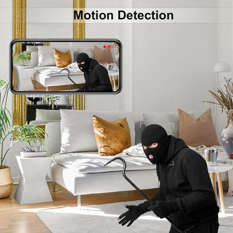 Mini WiFi Camera HD 1080P Flexible Lens Cable 2 Way