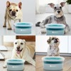 LumoLeaf No Spill Dog Water Bowl, 70oz Slow Feeder for