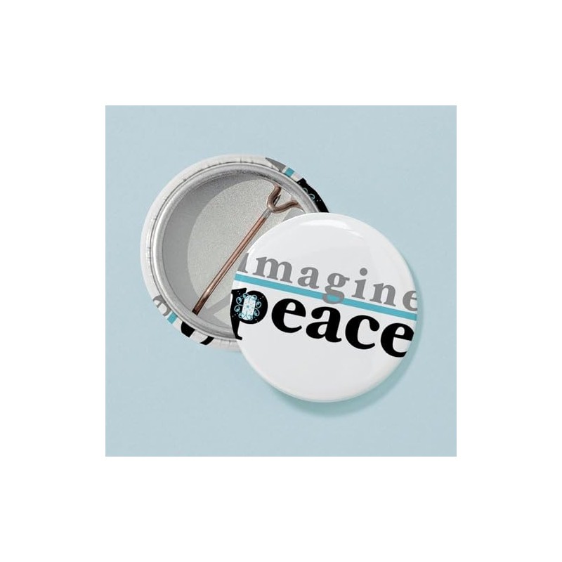 CafePress Imagine Peace 1" Round Mini Button
