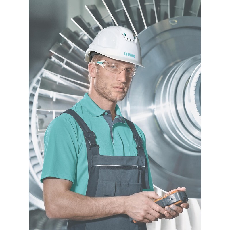 uvex pheos planet B-WR protective helmet, ventilated work helmet for