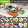 Ourokhome Mandolin Slicer for Kitchen Food, Hand Safe Vegetable Shredder