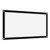 White Projection Screens, Wrinkle-Free White Projector Screen, 16:9 Thickened, Portable,