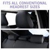 DACIRTY 2 PCS Seat Headrest Covers – Breathable All-round Anti-scratch