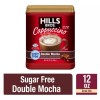 HILLS BROS Sugar-Free Instant Cappuccino Mix, Double Mocha 12oz (2
