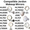JERDON LED Replacement Light Bulb for Makeup Mirrors - (1)