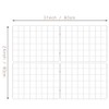 Kakivan Wire Wall Grid Panel for Photo Display, DIY White