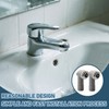 Pack of 2 Sink Overflow Cover Diameter 29 mm, Overflow